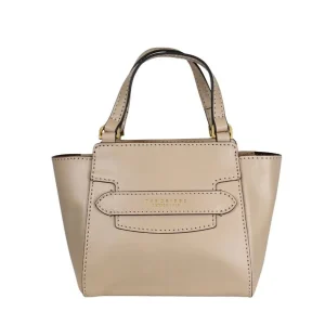 Borsa donna sabbia in pelle