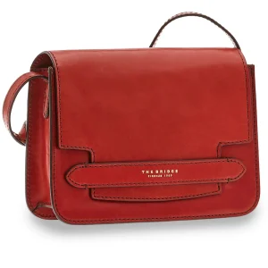 Borsa donna rosso ribes in pelle