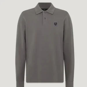 Polo uomo grigio in cotone