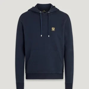 Felpa uomo blu in cotone