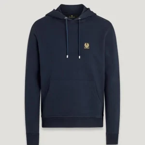 Felpa uomo blu in pile di cotone