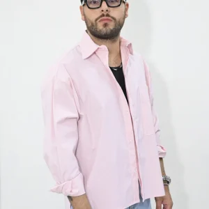 Camicia crop righe NJB