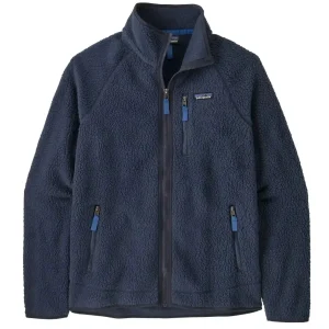 Giubbino uomo blu in pile