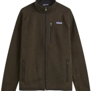 Giubbino uomo marrone in pile