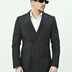 Abito gessato doppiopetto