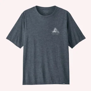 T-shirt uomo smolder blu in poliestere