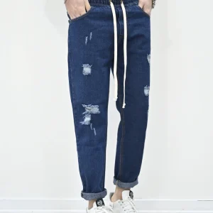 Jeans jogger scuro