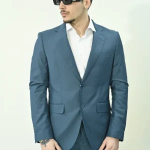 Abito monopetto petrolio