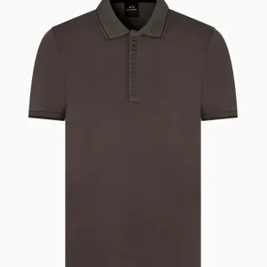 Polo verde in cotone