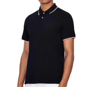 Polo uomo navy in cotone