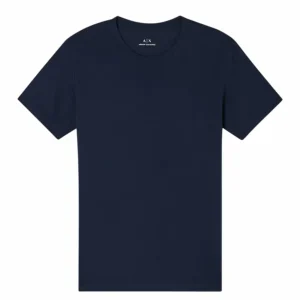 T-shirt uomo blu navy in cotone