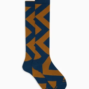 Calze uomo blu in caldo cotone