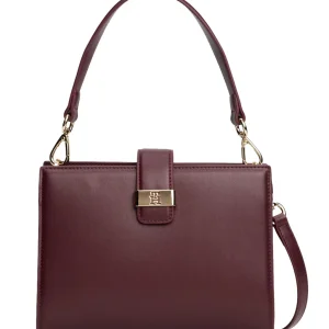 Borsa donna bordeaux in poliuretano