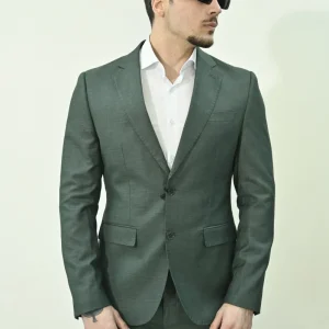 Abito monopetto verde