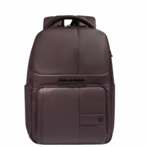 Zaino uomo bordeaux  in tessuto gommato