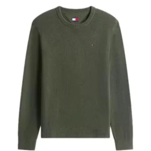 Maglia uomo verde peltro in cotone