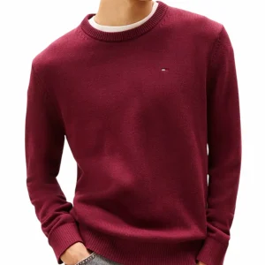 Maglia uomo rosso borgogna