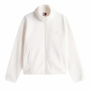 Felpa uomo bianca in sherpa