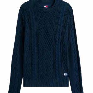 Pullover uomo navy in cotone