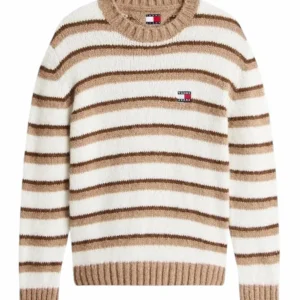 Maglione uomo beige in alpaca