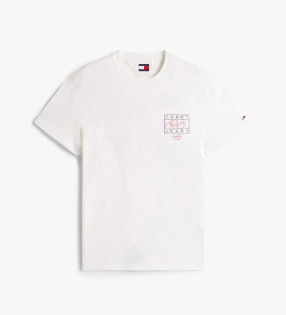 T-shirt uomo ecru' in cotone