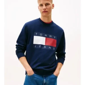 Felpa uomo blu notte in cotone