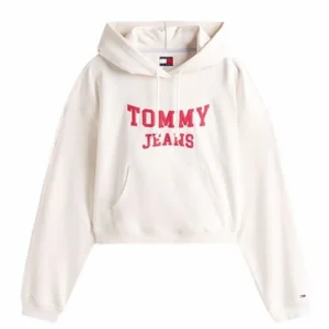 Felpa donna off white in cotone