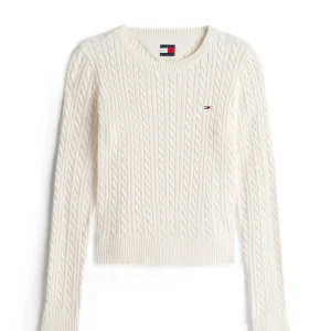 Maglia donna avorio in cotone