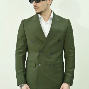 Abito doppiopetto military