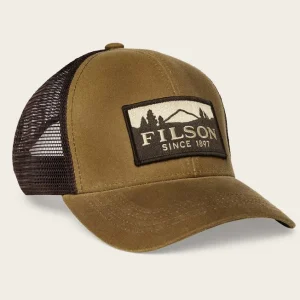 Cappellino uomo cuoio in mesh