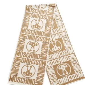 (Copia) Sciarpa In Lana Nera con dettagli Oro