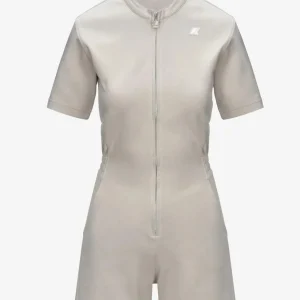 Tuta donna panna in cotone