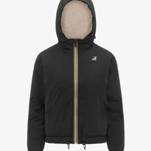 Giubbino donna nero in nylon ripstop