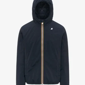 Giubbino uomo blu in nylon