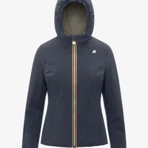 Giubbino donna blue airforce/ green oak in nylon