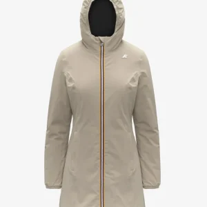 Giubbino donna beige/nero in nylon