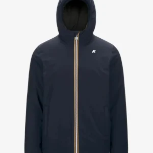 Giubbino uomo blu/verde in nylon