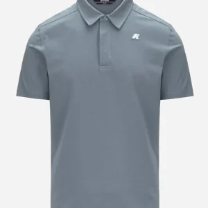 Polo uomo grigio in cotone