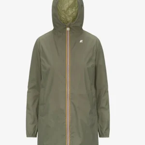 Giubbino donna verde in nylon