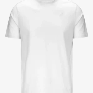 T-shirt uomo bianca in cotone