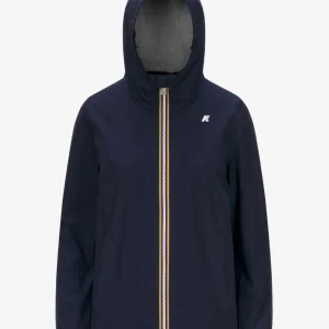 Giubbino donna blu in poliestere