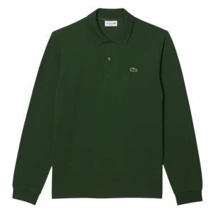 Polo uomo verde in cotone