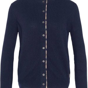 Cardigan donna navy in misto lana