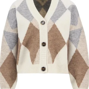 Cardigan donna in misto lana