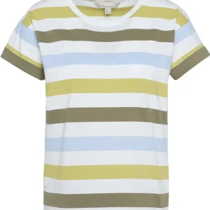 T-shirt donna multicolore in cotone