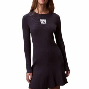 Abito donna blu in cotone