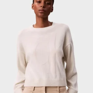 Maglia donna panna in cotone