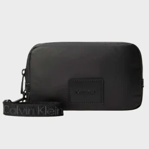 Beauty case nero in similpelle