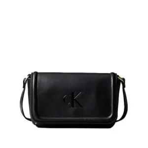 Borsa a tracolla donna nera in ecopelle