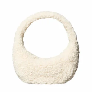 Borsa donna panna in sherpa